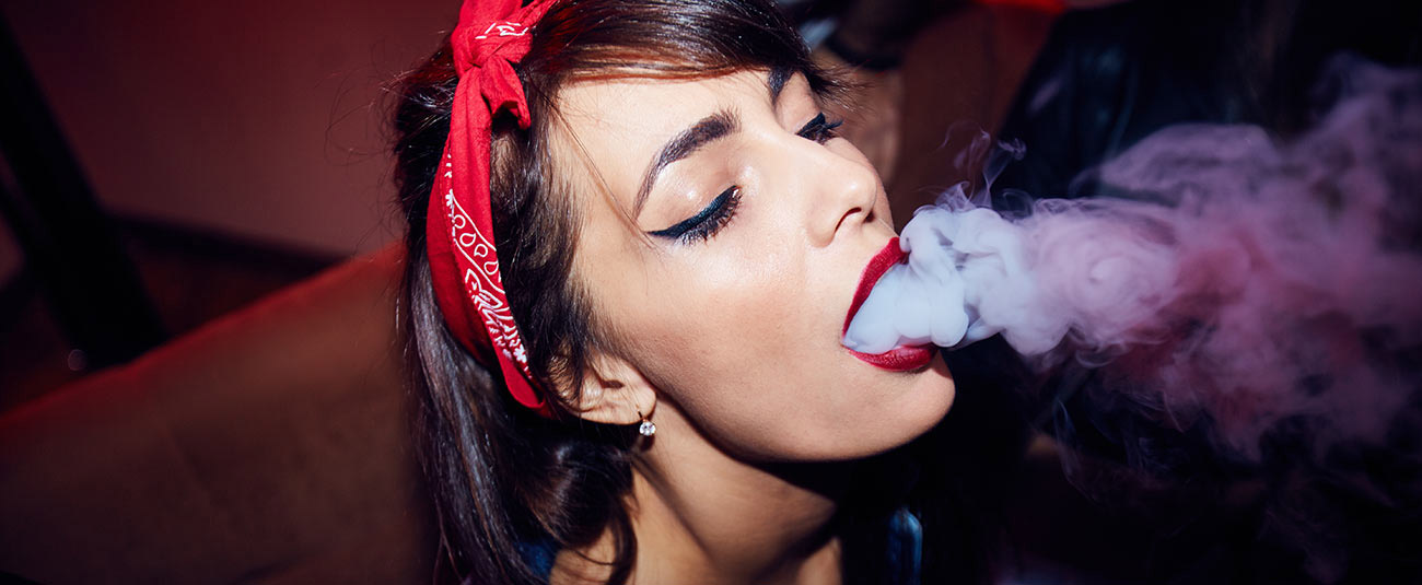 Smoke and fire